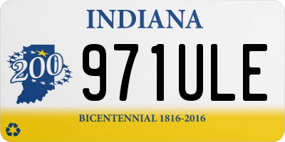 IN license plate 971ULE