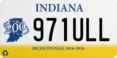 IN license plate 971ULL