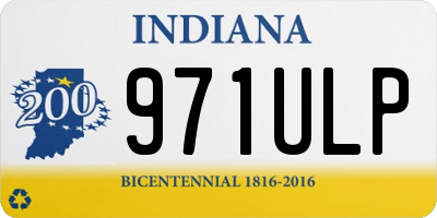 IN license plate 971ULP