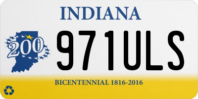 IN license plate 971ULS
