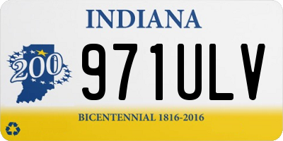 IN license plate 971ULV