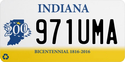 IN license plate 971UMA