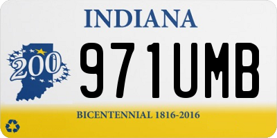 IN license plate 971UMB