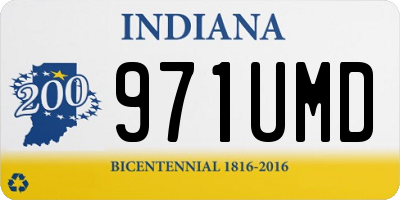 IN license plate 971UMD