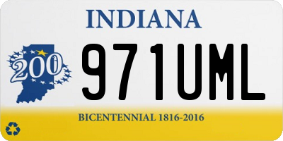 IN license plate 971UML