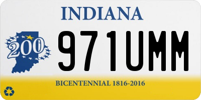 IN license plate 971UMM