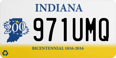 IN license plate 971UMQ