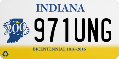 IN license plate 971UNG