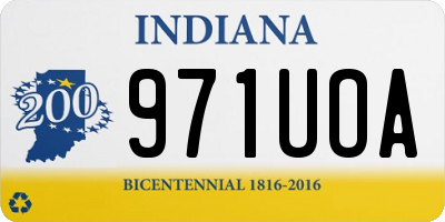 IN license plate 971UOA