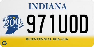 IN license plate 971UOD