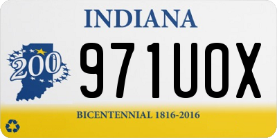 IN license plate 971UOX