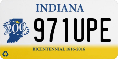 IN license plate 971UPE