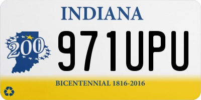 IN license plate 971UPU