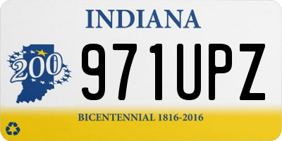 IN license plate 971UPZ
