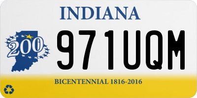 IN license plate 971UQM