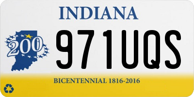 IN license plate 971UQS
