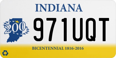 IN license plate 971UQT