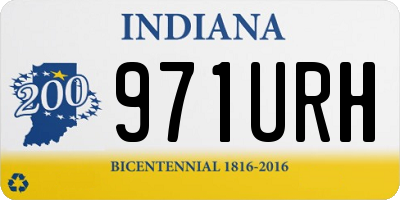 IN license plate 971URH