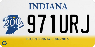 IN license plate 971URJ