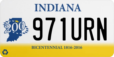 IN license plate 971URN