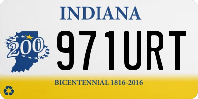 IN license plate 971URT