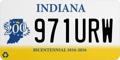 IN license plate 971URW