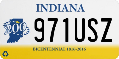 IN license plate 971USZ