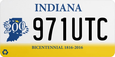 IN license plate 971UTC