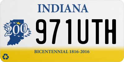 IN license plate 971UTH