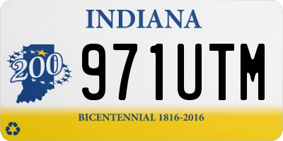 IN license plate 971UTM