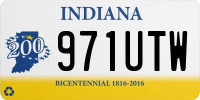 IN license plate 971UTW