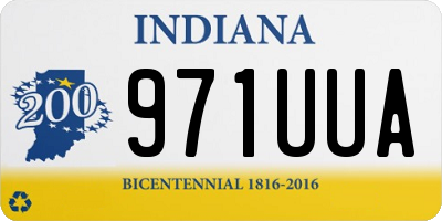 IN license plate 971UUA