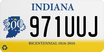 IN license plate 971UUJ
