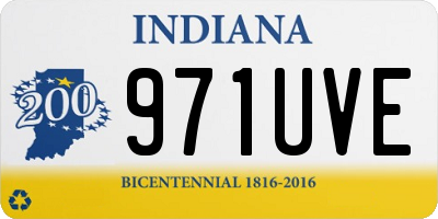 IN license plate 971UVE
