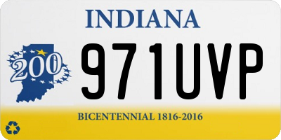 IN license plate 971UVP