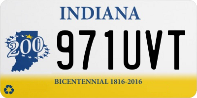 IN license plate 971UVT
