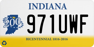 IN license plate 971UWF