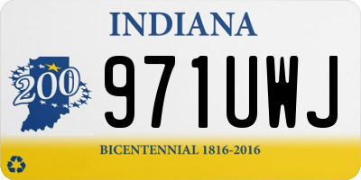 IN license plate 971UWJ