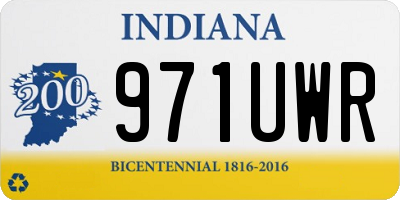 IN license plate 971UWR