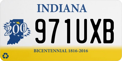 IN license plate 971UXB