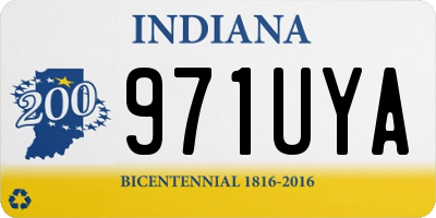 IN license plate 971UYA