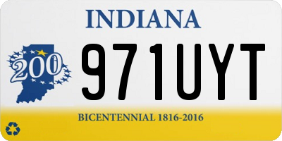 IN license plate 971UYT