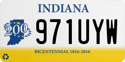 IN license plate 971UYW