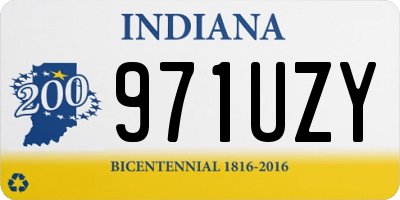 IN license plate 971UZY