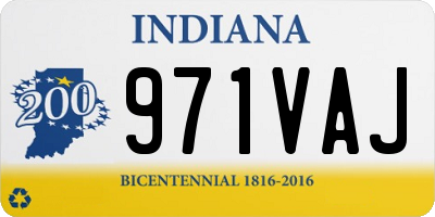 IN license plate 971VAJ