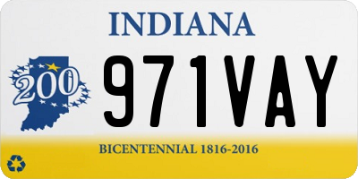 IN license plate 971VAY