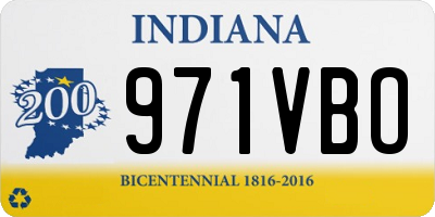 IN license plate 971VBO