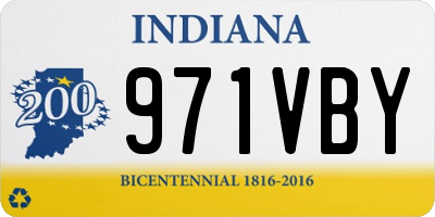 IN license plate 971VBY
