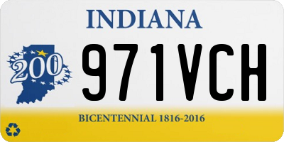 IN license plate 971VCH
