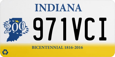 IN license plate 971VCI
